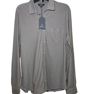 Ben Sherman Gray Long Sleeve Button Down Shirt sz L